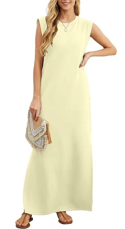 Women's Casual Loose Split Wrinkle-Free Maxi Dress (Buy 2 Free Shipping)