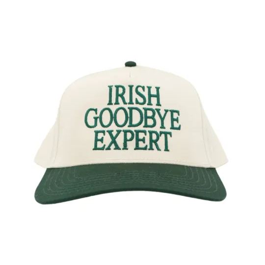Irish Goodbye Expert Hat | Funny Antisocial Cap