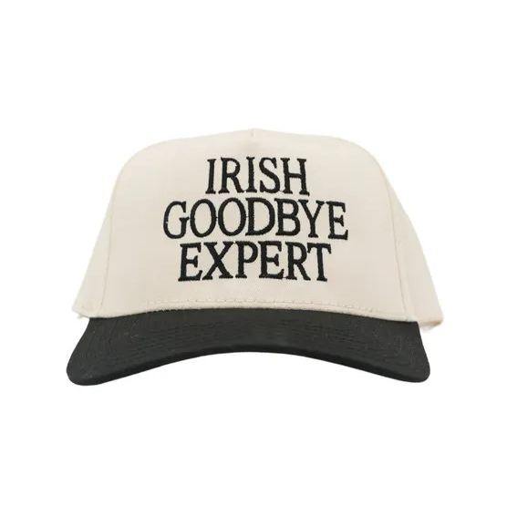 Irish Goodbye Expert Hat | Funny Antisocial Cap