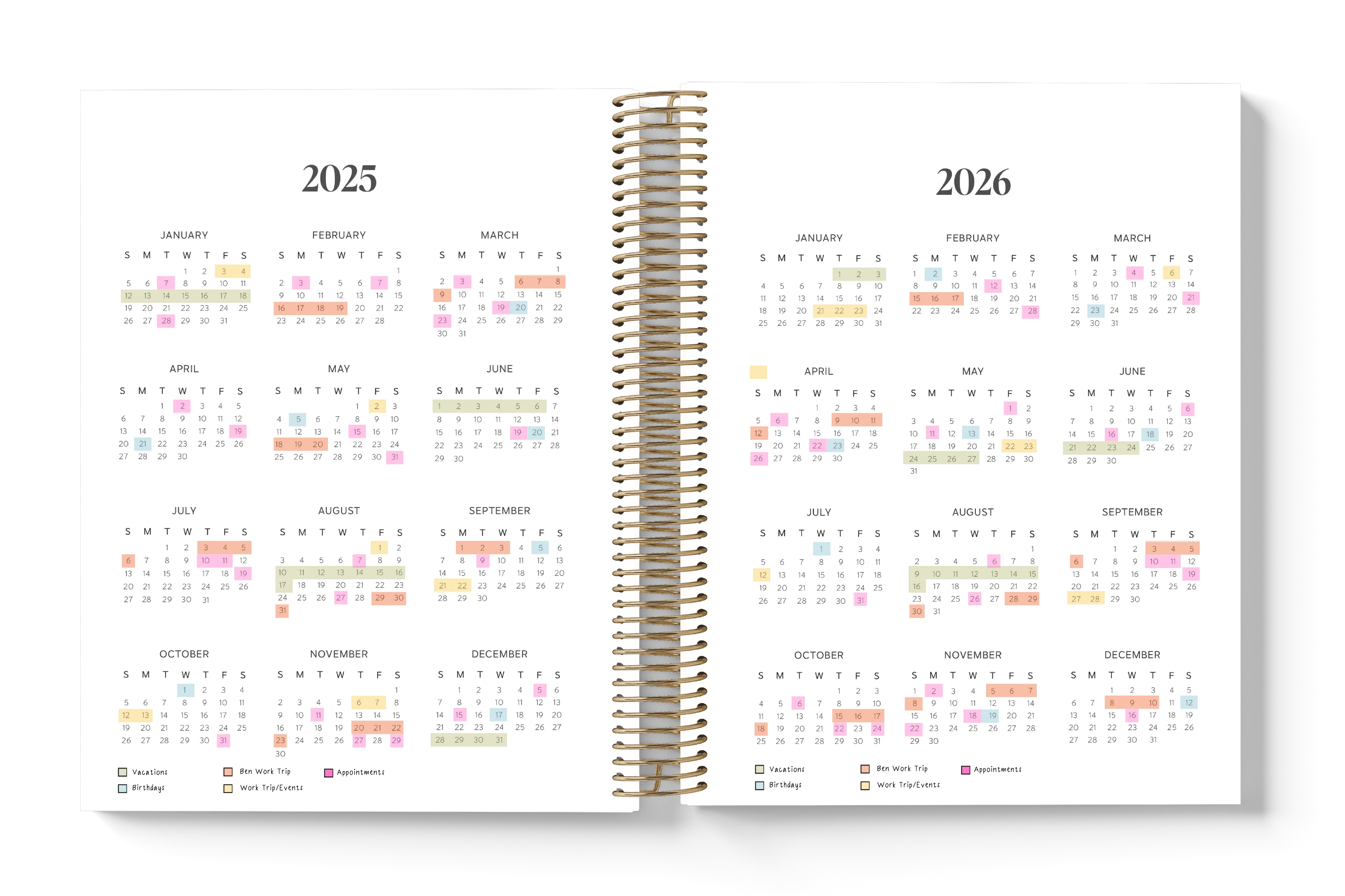 📚2025-2026 Daily Planner❤️
