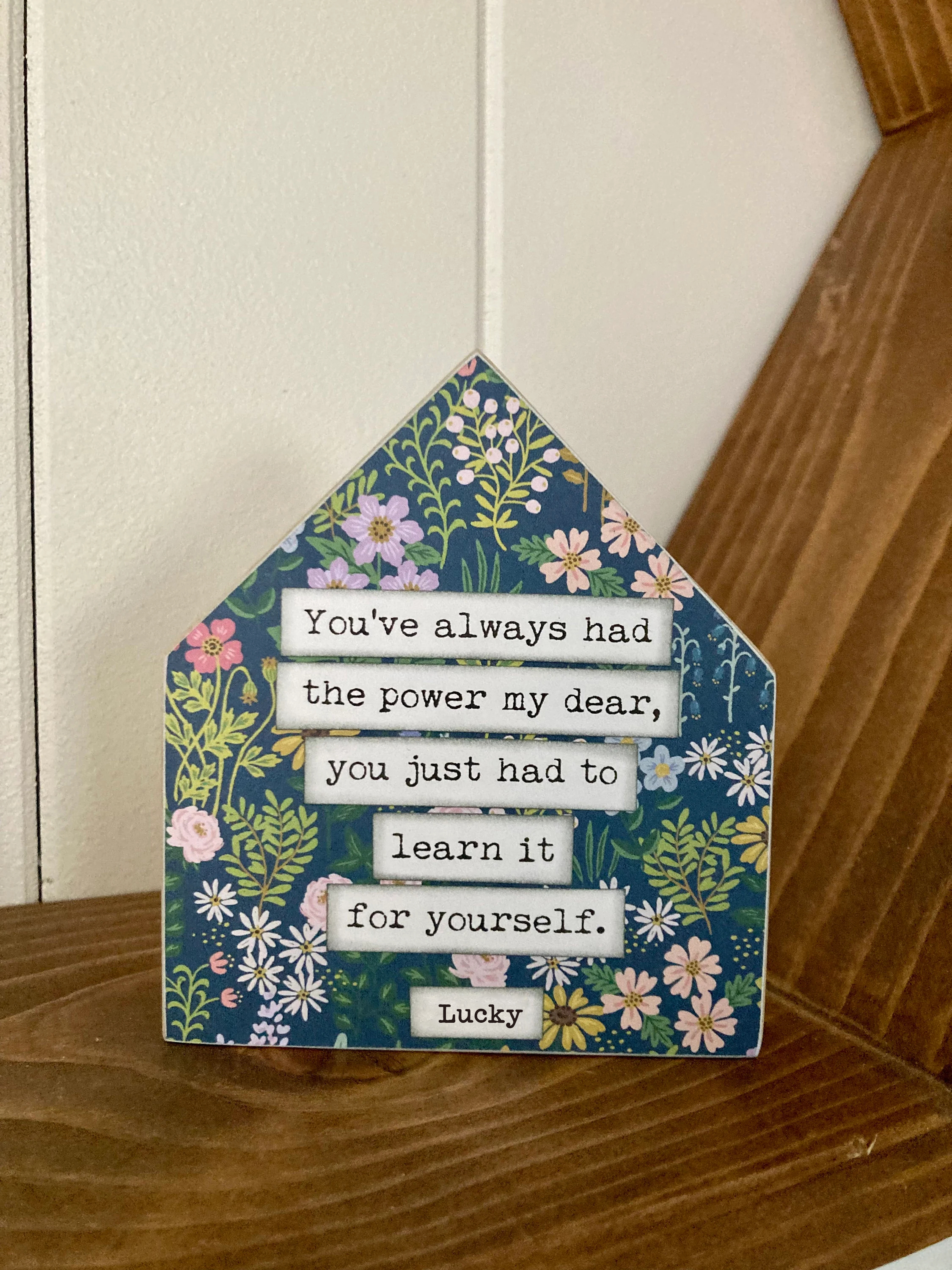 👼INSPIRATIONAL WOOD HOUSE SIGN🎨