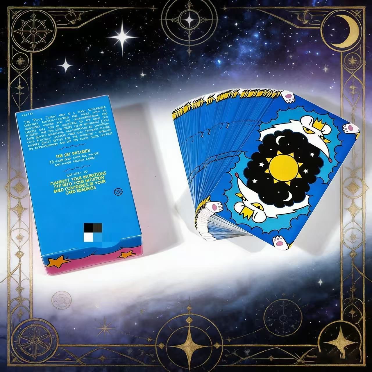 🐾Last Day 49% OFF 🐱Cat Tarot Cards🔮For Cat Lovers And Tarot Beginners, Great For Party Entertainment