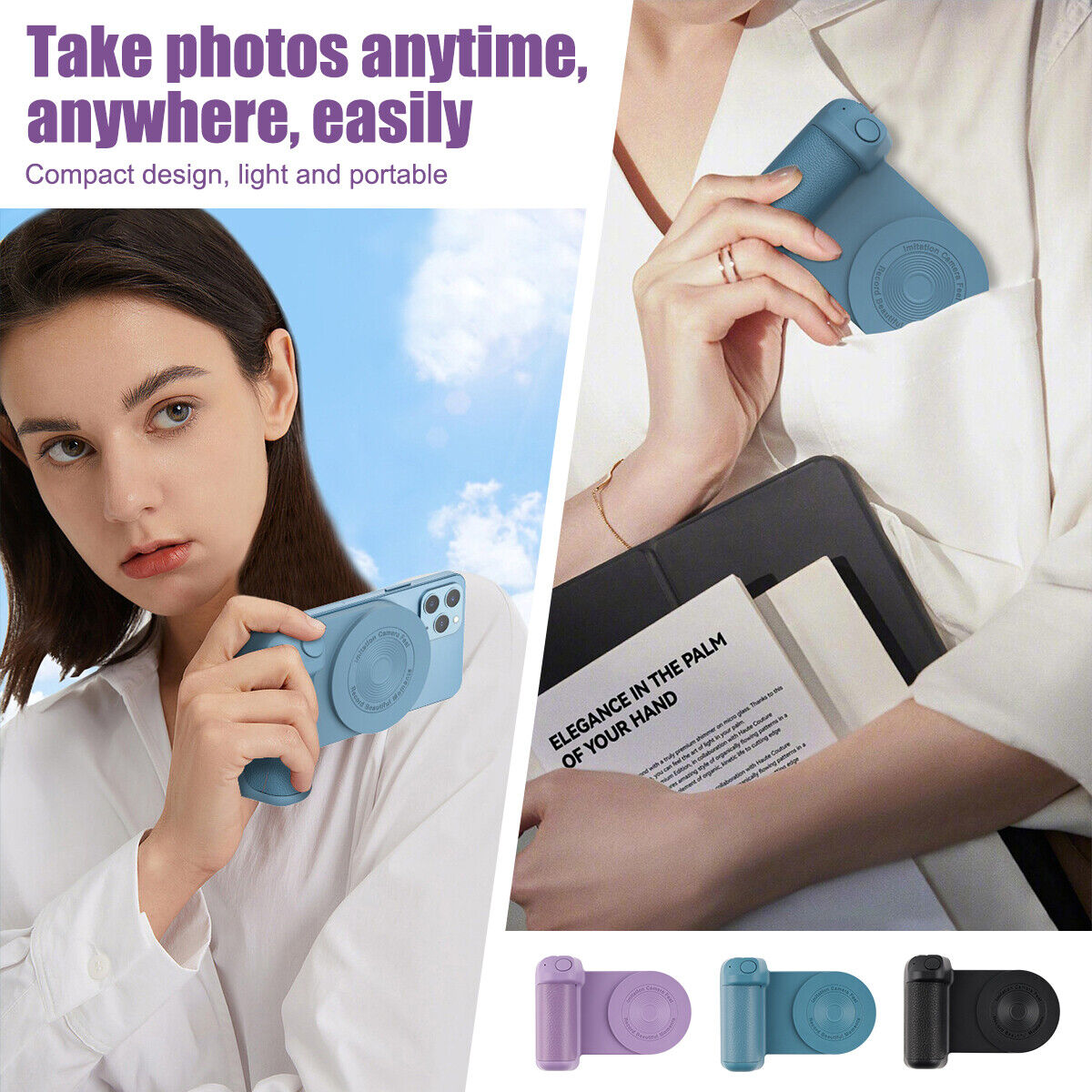 Magnetic Camera Handle Bluetooth Bracket