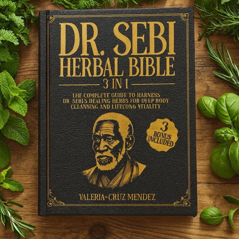 🌿Dr. Sebi's Herbal Bible [3-in-1] Body Cleanse & Healing Herbs Guide Book