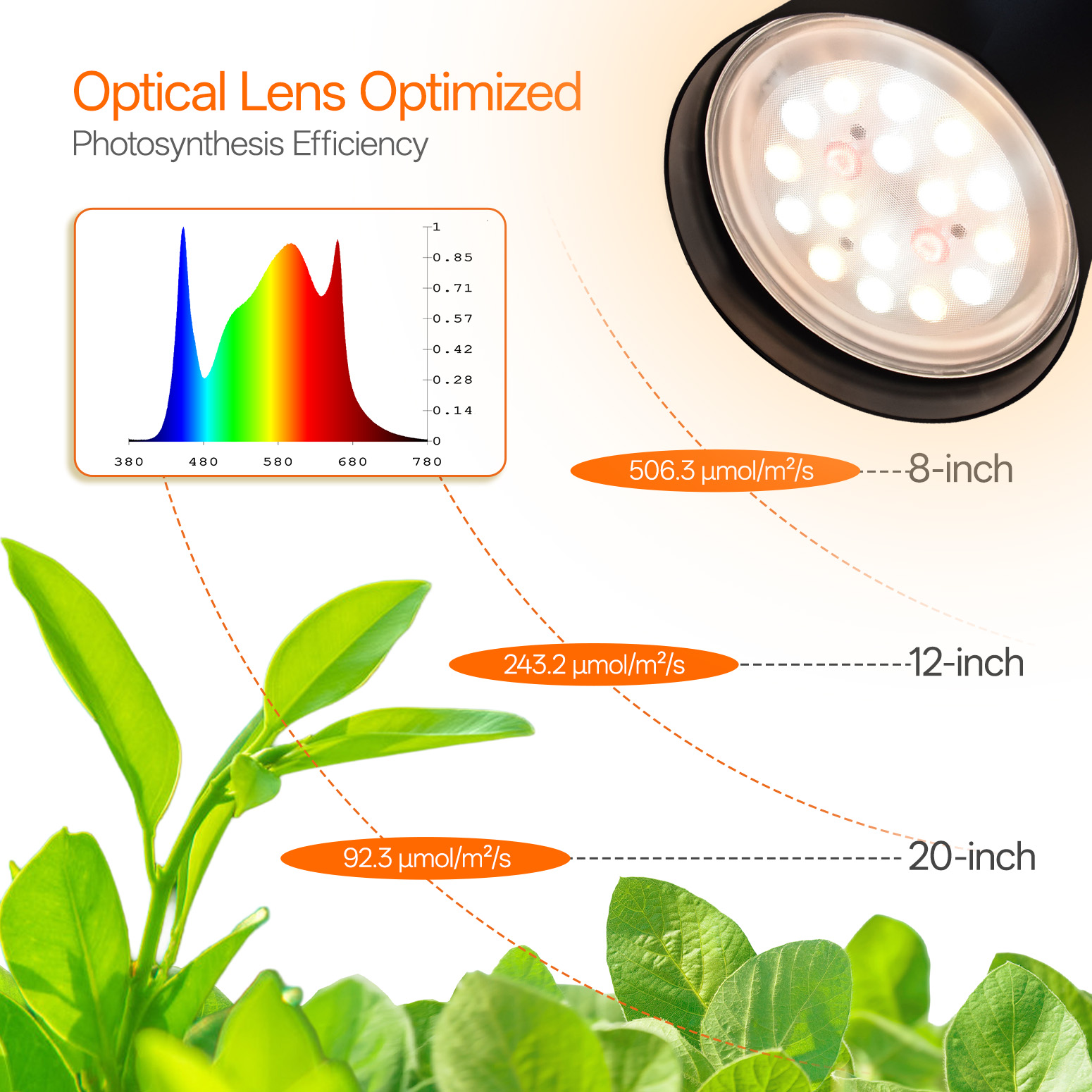 Bstrip 4-Head Floor Grow Light for Indoor Plants, 59" Tall Standing Plant Light with Flexible Goosenecks, 18W Full Spectrum LED Grow Lamp with Smart Timer, 3800K Non-Dimmable Bulbs for Home Gardening