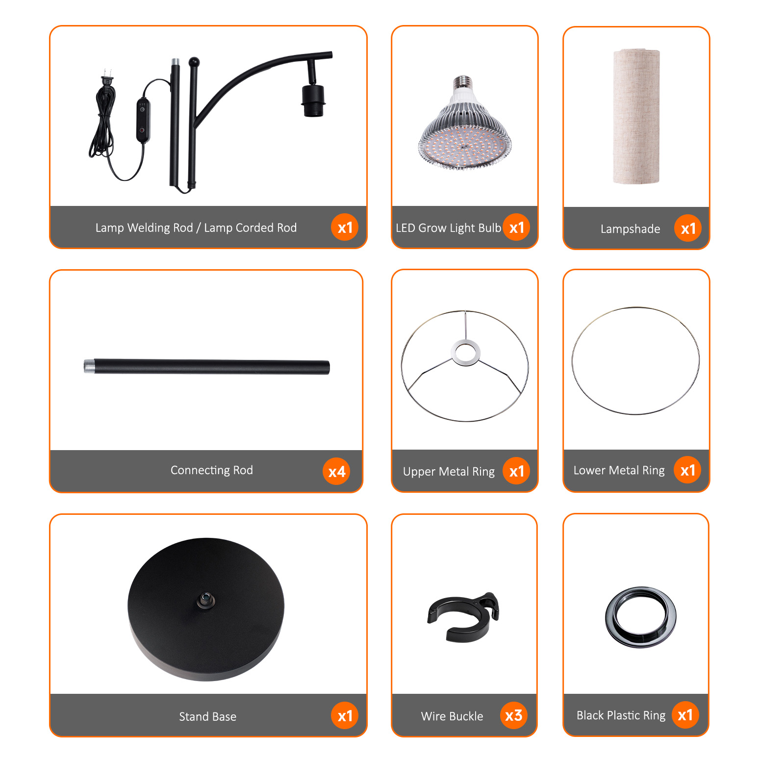 Bstrip 70.8" Tall Grow Light for Indoor Plants, 25W Full Spectrum Floor Lamp with Auto On/Off Timer, 3000K Adjustable Plant Light Stand for Seedlings, Flowering, Fruiting, Home Gardening