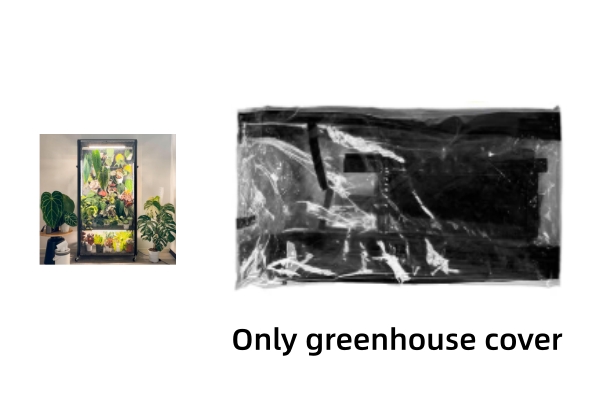 Bstrip Indoor Greenhouse Cover, Transparent EVA Tent, Suitable for Plant Shelves Measuring 35.4"x13.8"x71"