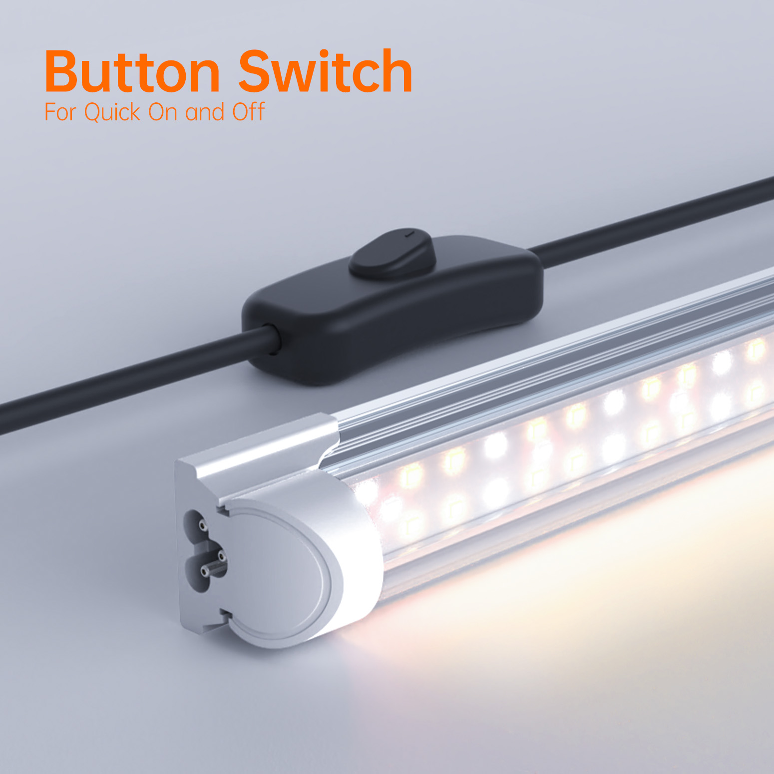 Bstrip 71" 5-Tier Plant Shelf with 120W T8 Grow Light, Large Indoor Plant Stand with Full Spectrum LED Lights and Locking Wheels