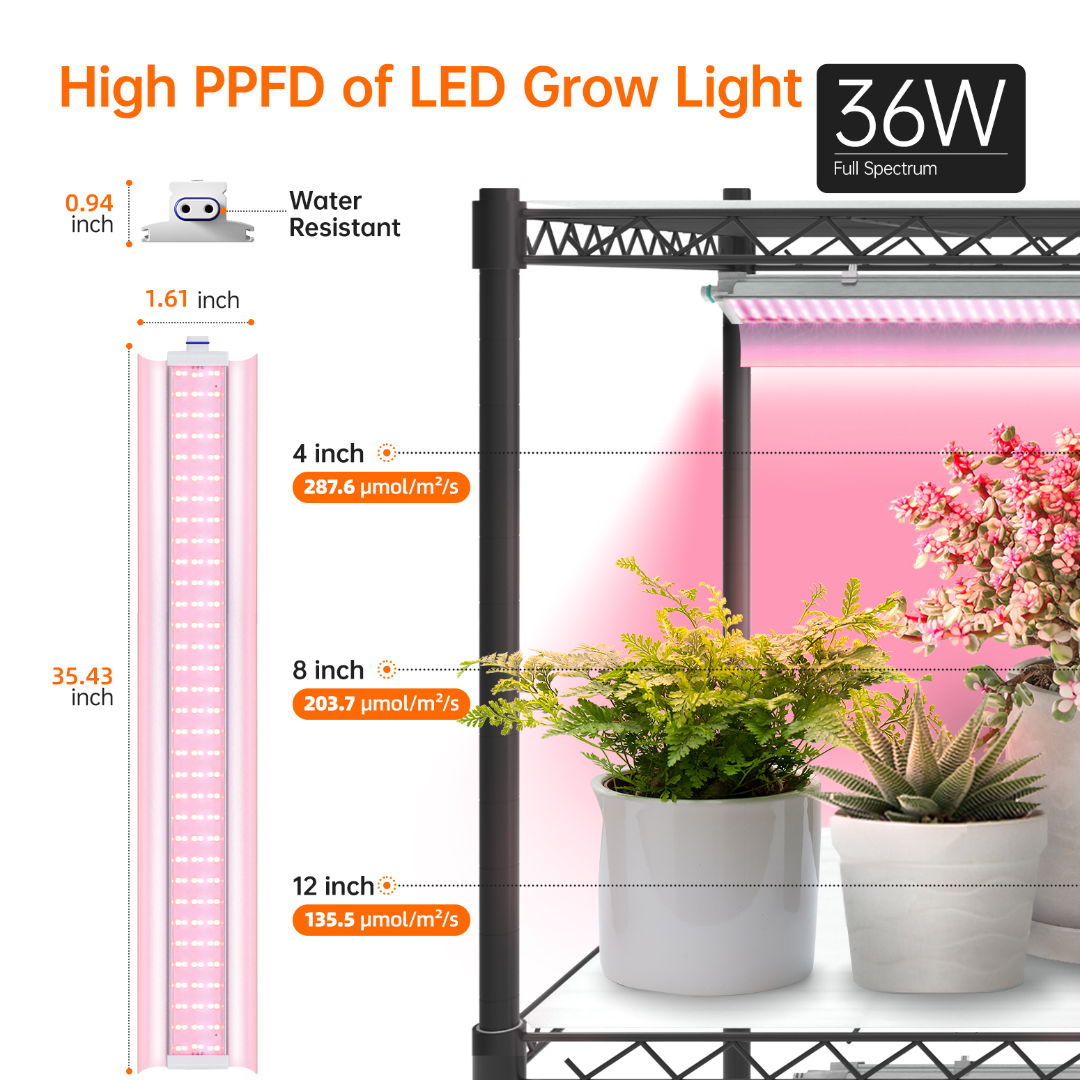 Bstrip Indoor Greenhouse Cabinet with Grow Lights, 71" Tall 5-Tier Plant Stand with Full Spectrum LED Plant Lights, 3 Color Modes & Auto Timer, Mobile Gardening System with Tent for Indoor Plants, Seed Starting
