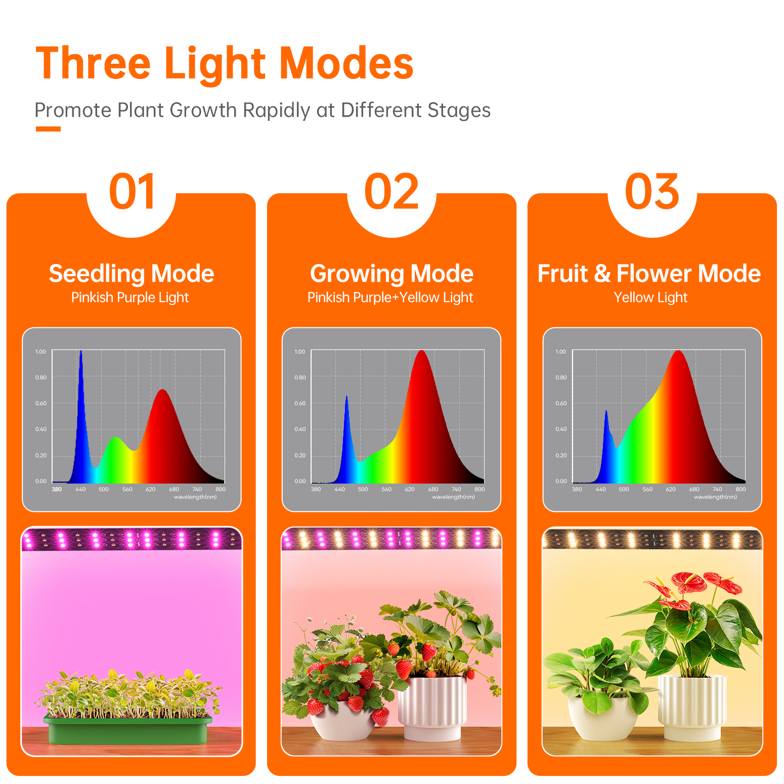 Bstrip 76.8" Walk In Greenhouse with 120W Grow Lights, Indoor Growing Tent with Dimmable LED Lights and Multi-Function Timer