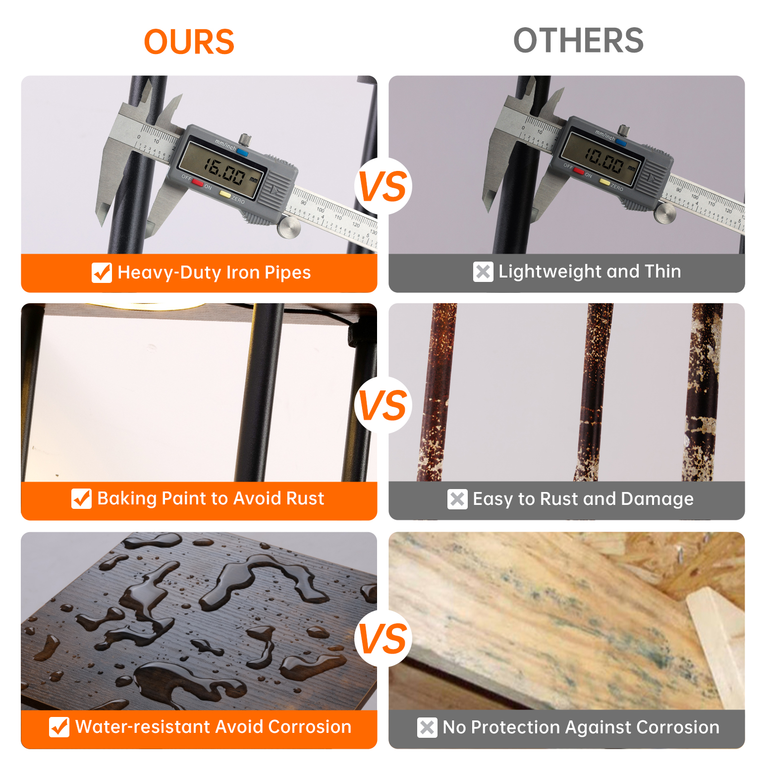 Bstrip Plant Stand with Grow Light, 33 Inch 7 Tier Indoor Plant Shelf with 4 Full Spectrum LED Plant Lights, Metal and Wood Flower Stand with Adjustable Brightness & Timer, Corner Plant Rack for Home Decor