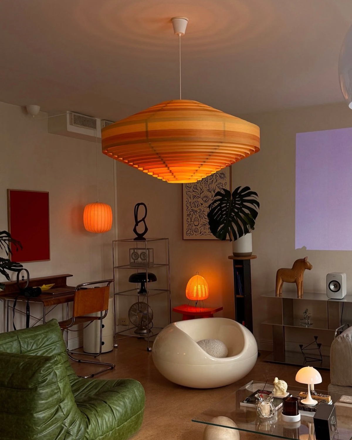 Amber Archive Pendant Lamp