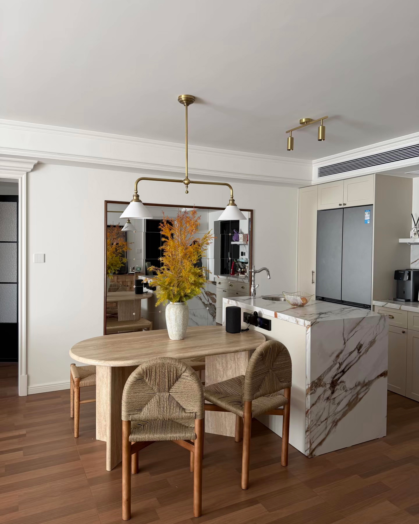 Gilded Path Ceramic Chandelier