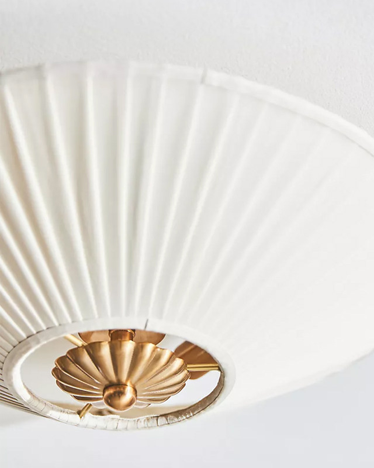 Nova Vintage Pleated Ceiling Light