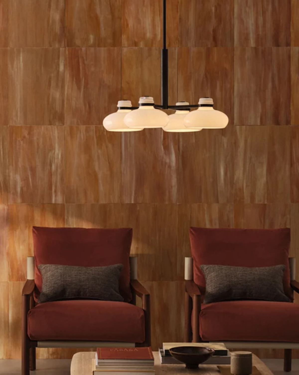 Alden Glass Linear Pendant Light