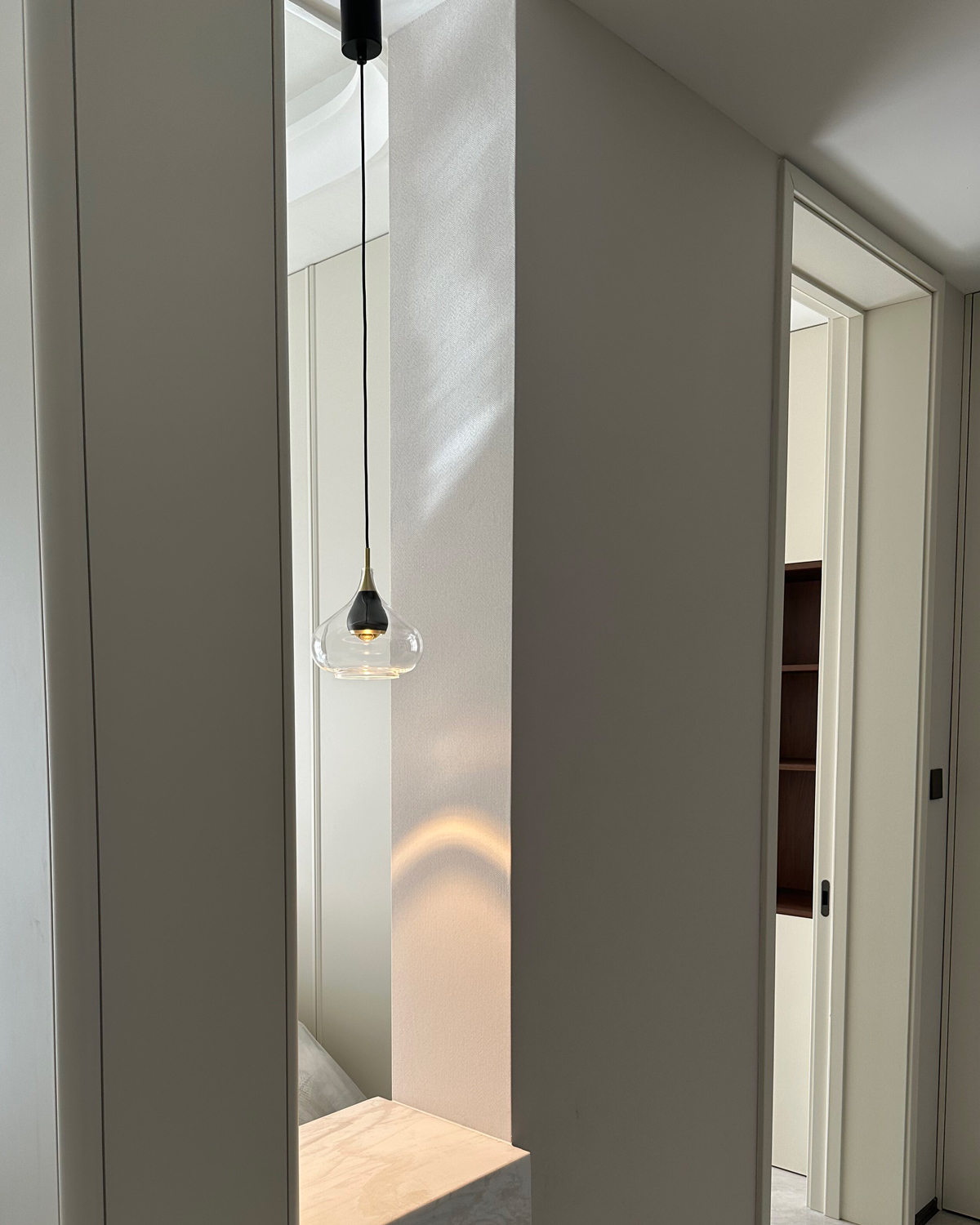 Lucent Drop Glass Pendant Light