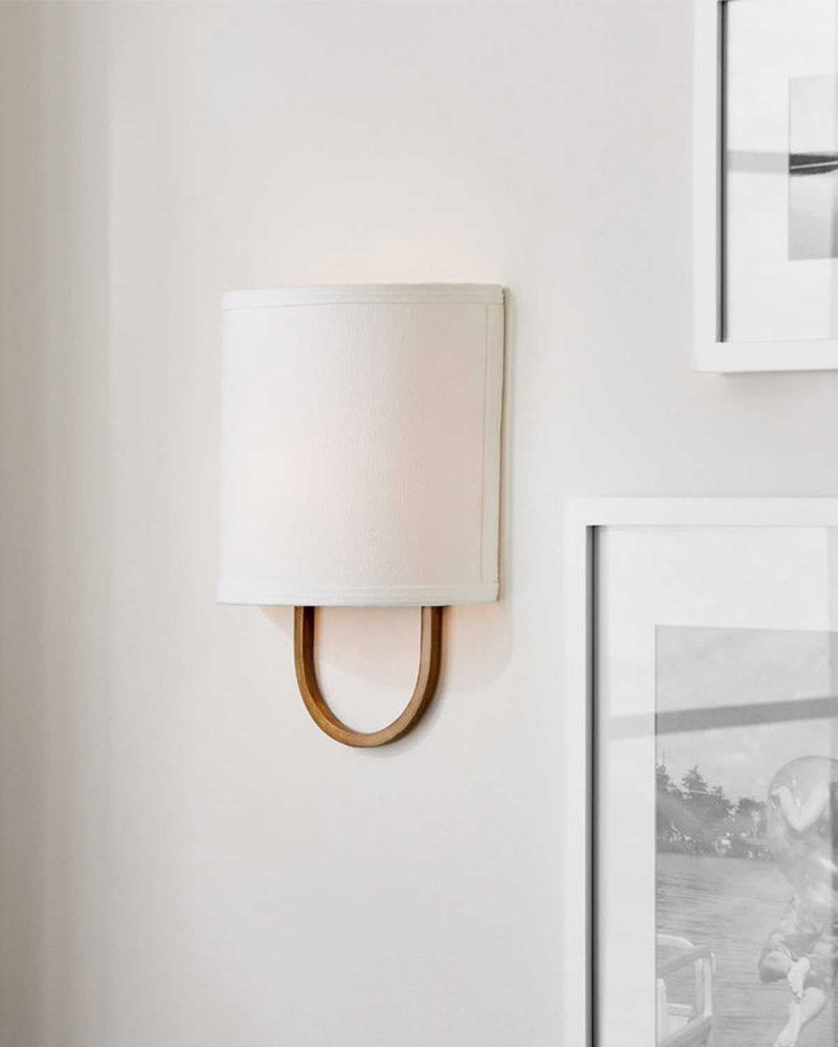 Frame Linen Wall Light
