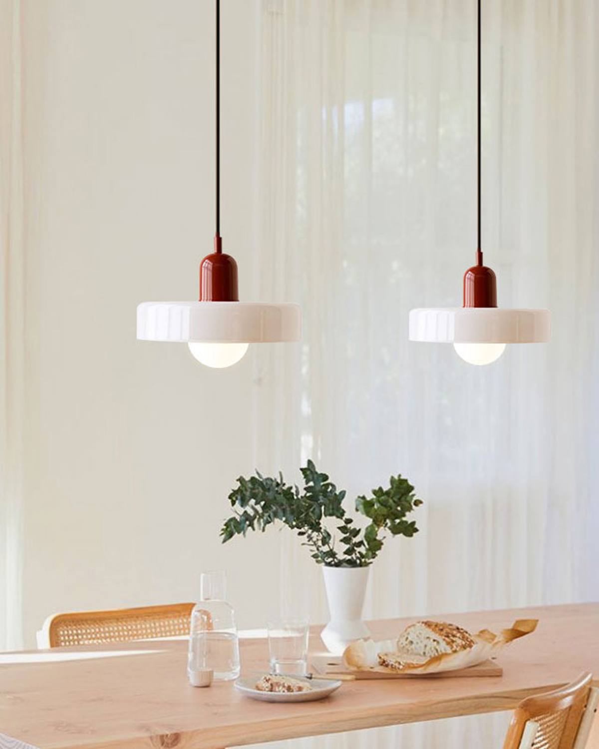 Dish Glass Pendant Lamp