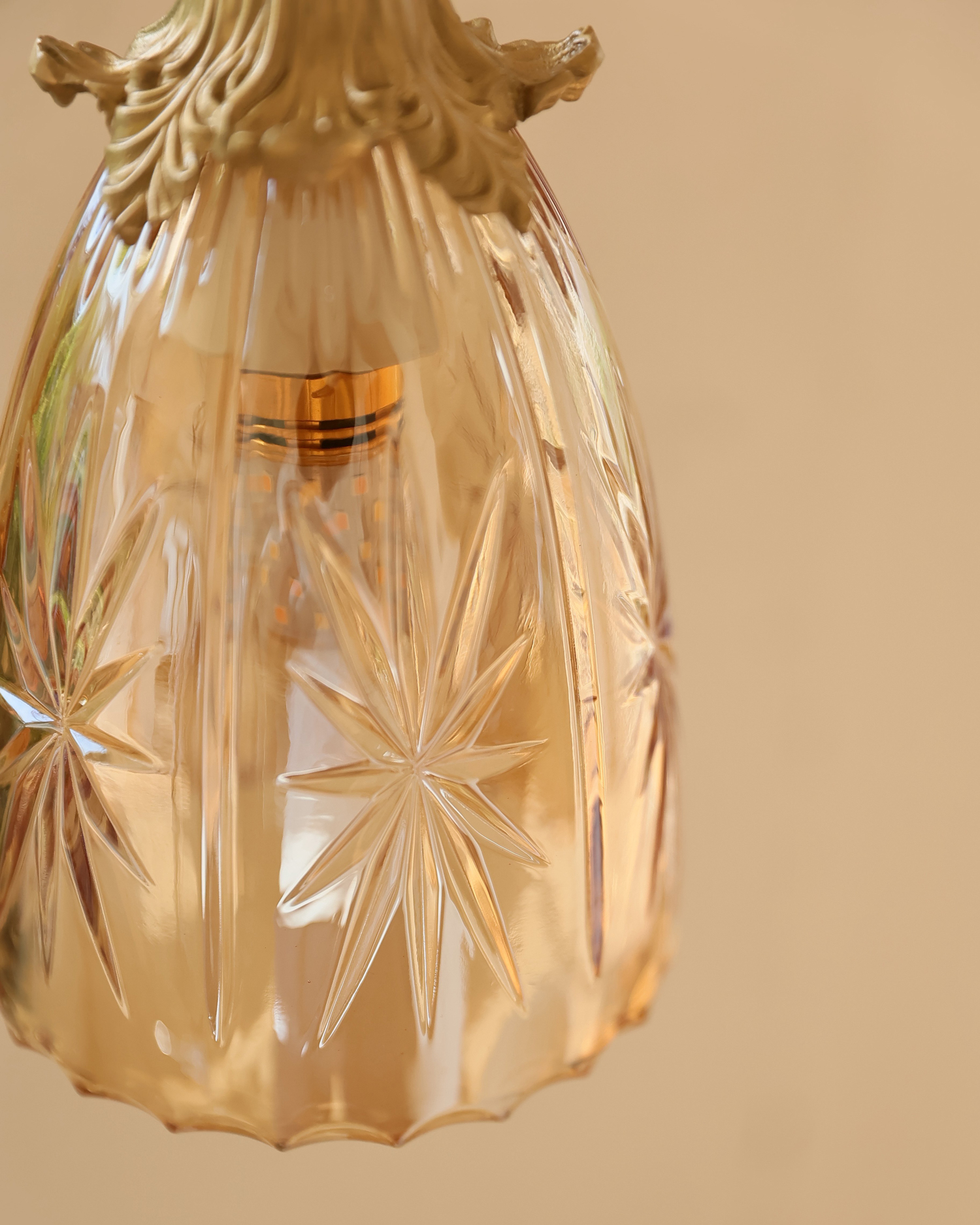 Estelle Cut Glass Pendant Light