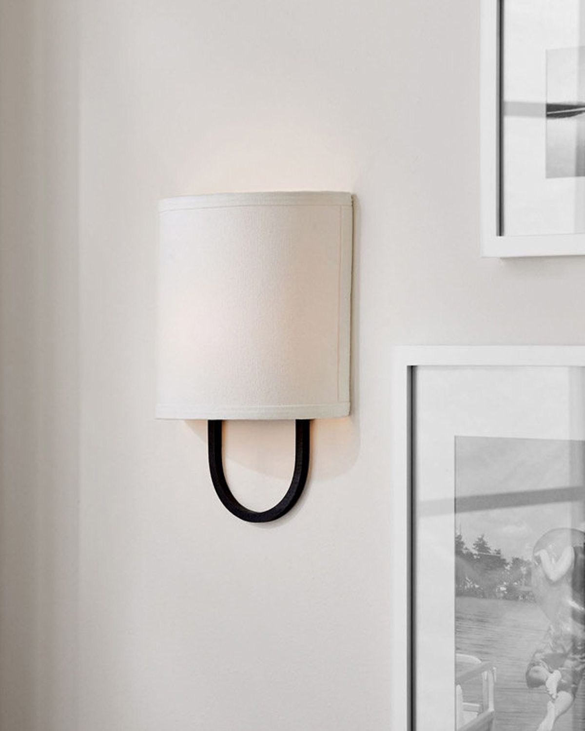 Frame Linen Wall Light