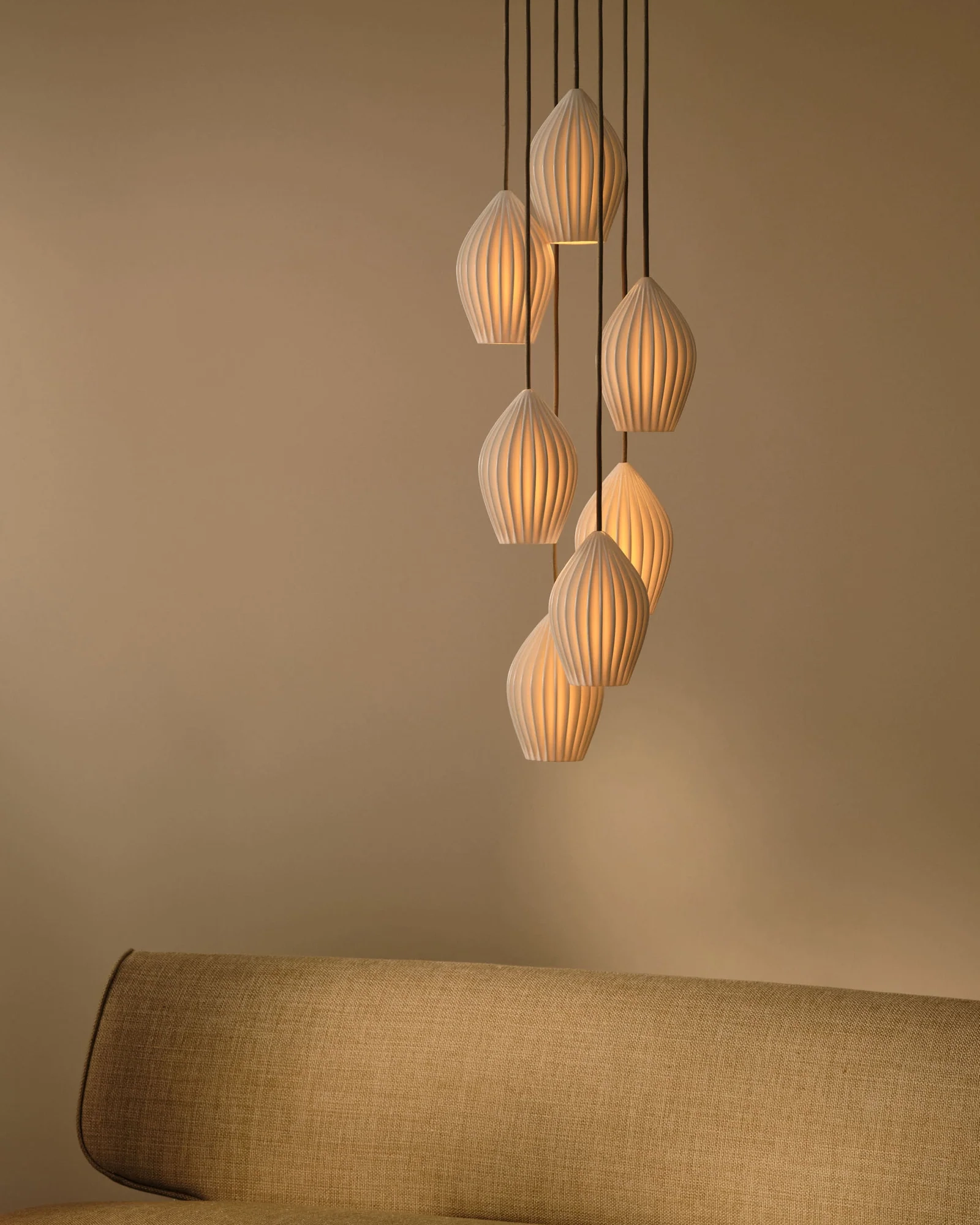 Bone China Pendant Light