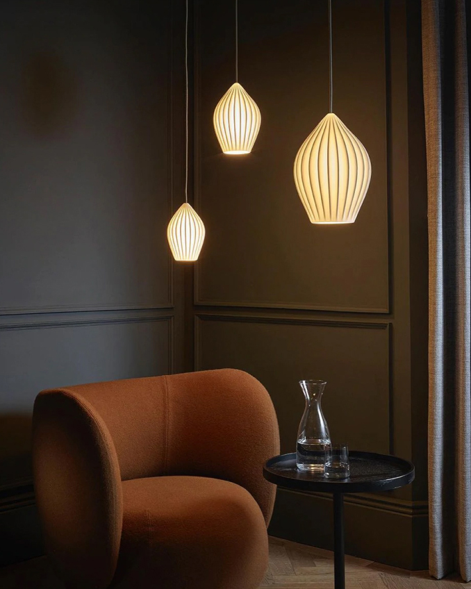 Bone China Pendant Light