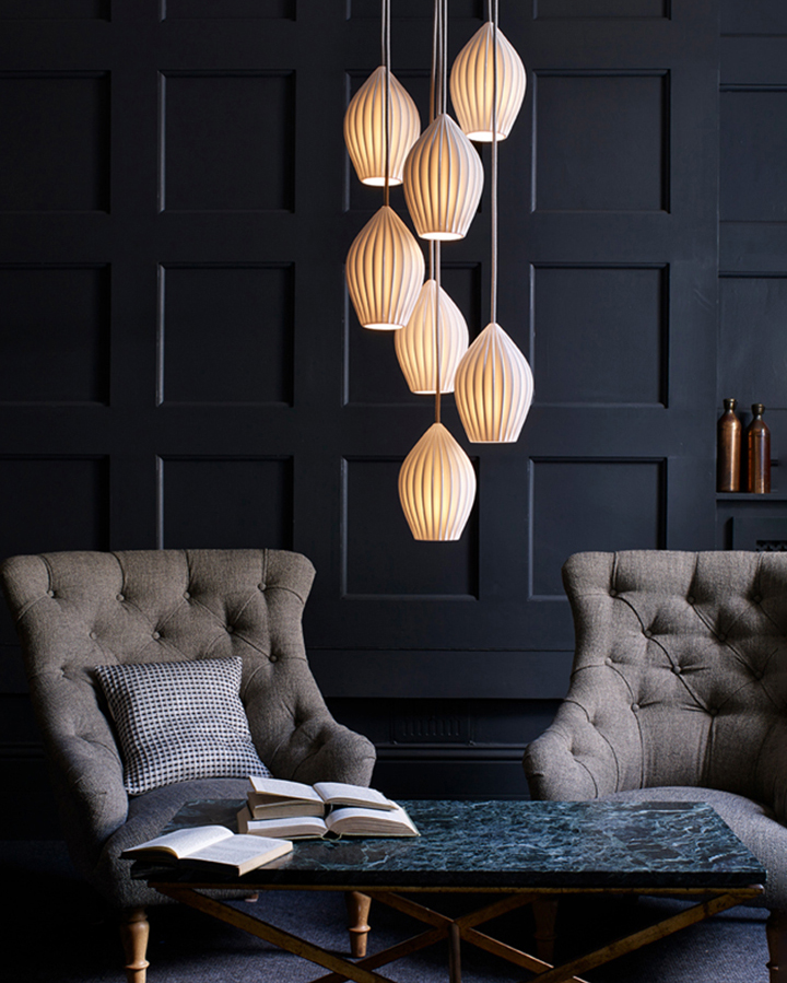 Bone China Pendant Light