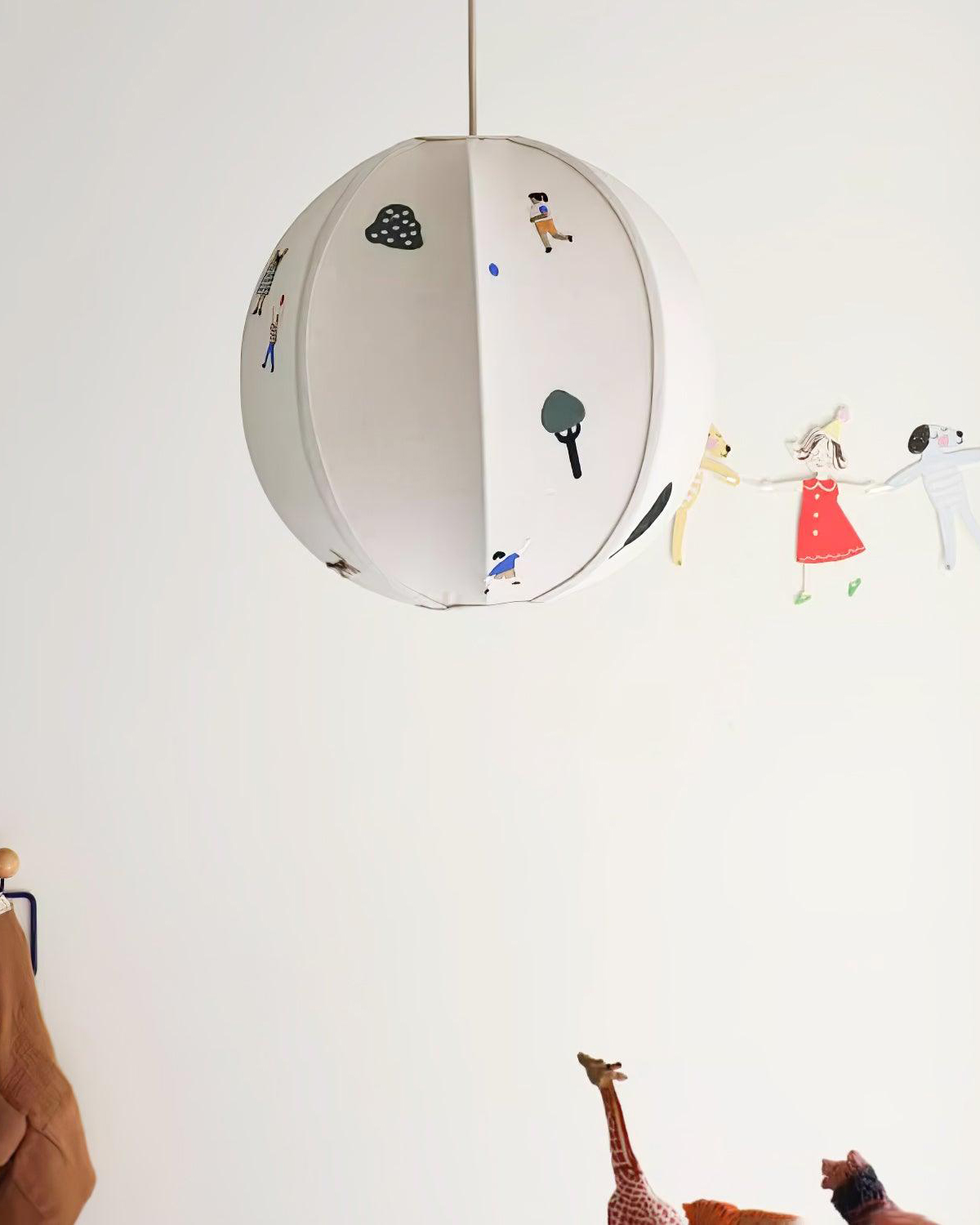 Park Embroidered Textile Pendant Lamp