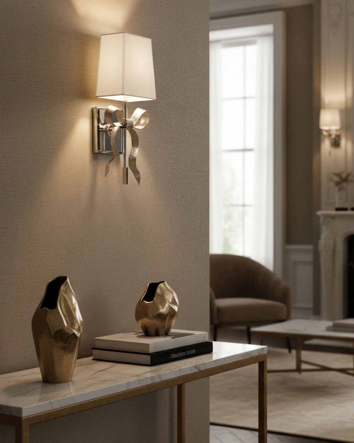 Keepsake Ribbon Wall Sconce