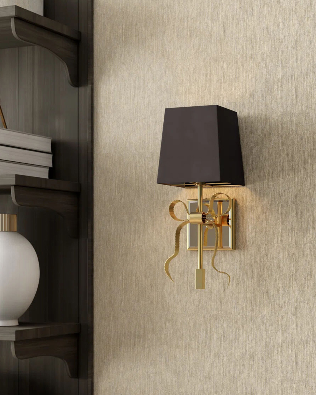 Keepsake Ribbon Wall Sconce