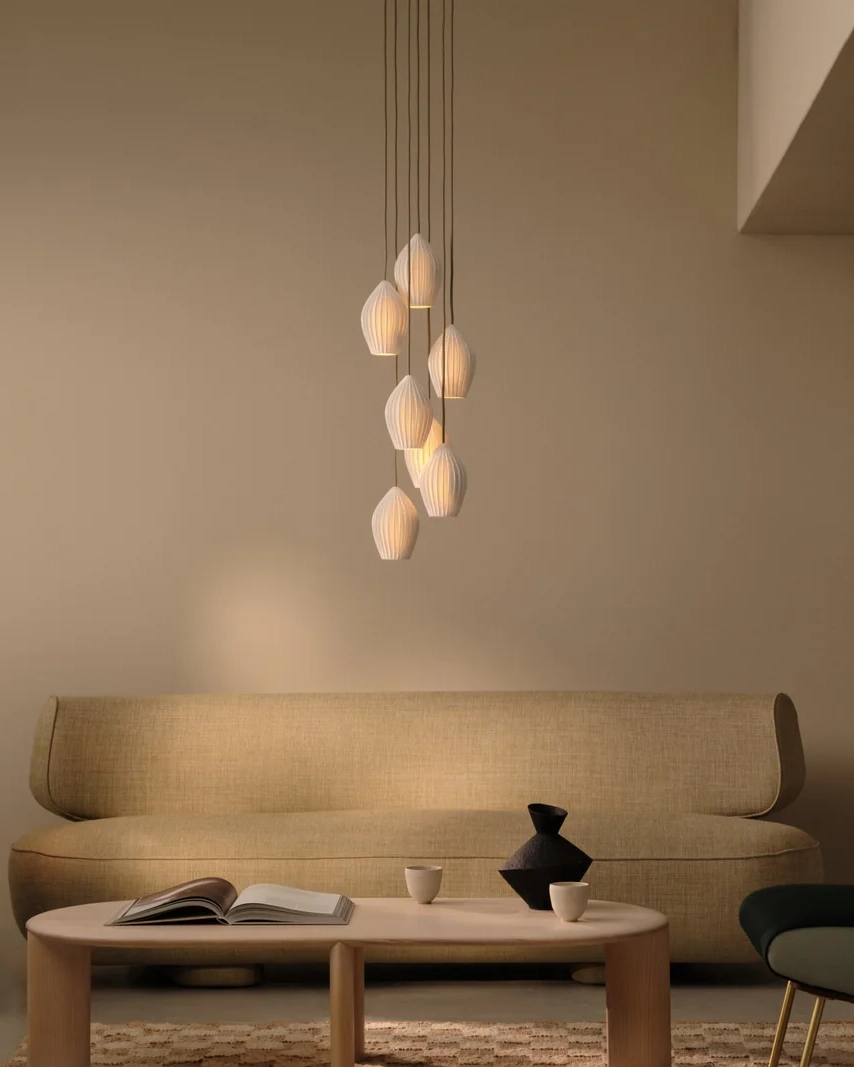 Bone China Pendant Light