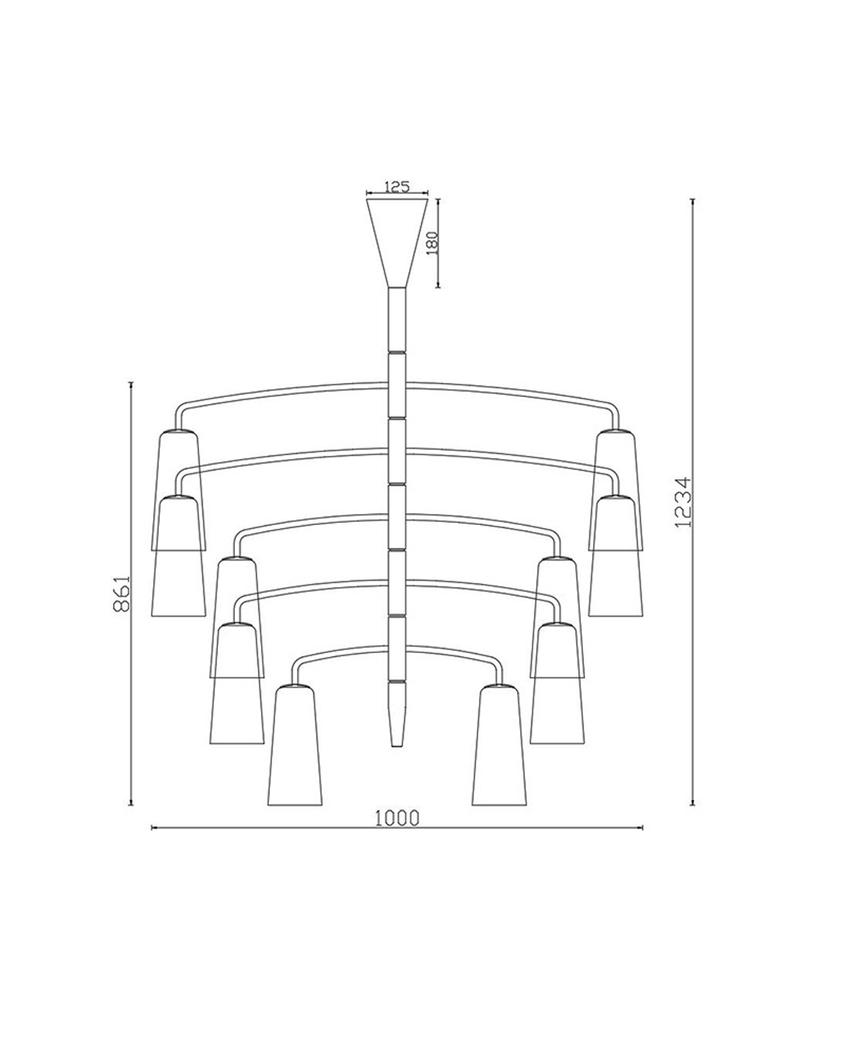 MARIPOSA MORPH Chandelier