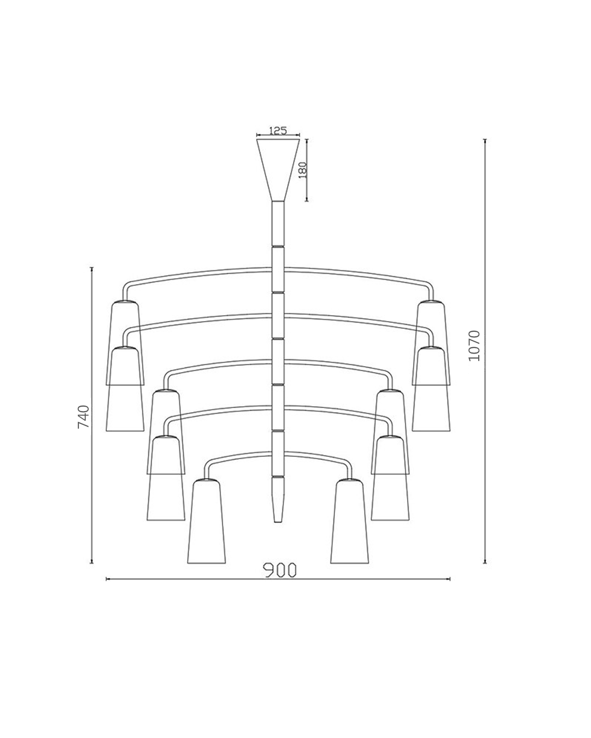 MARIPOSA MORPH Chandelier