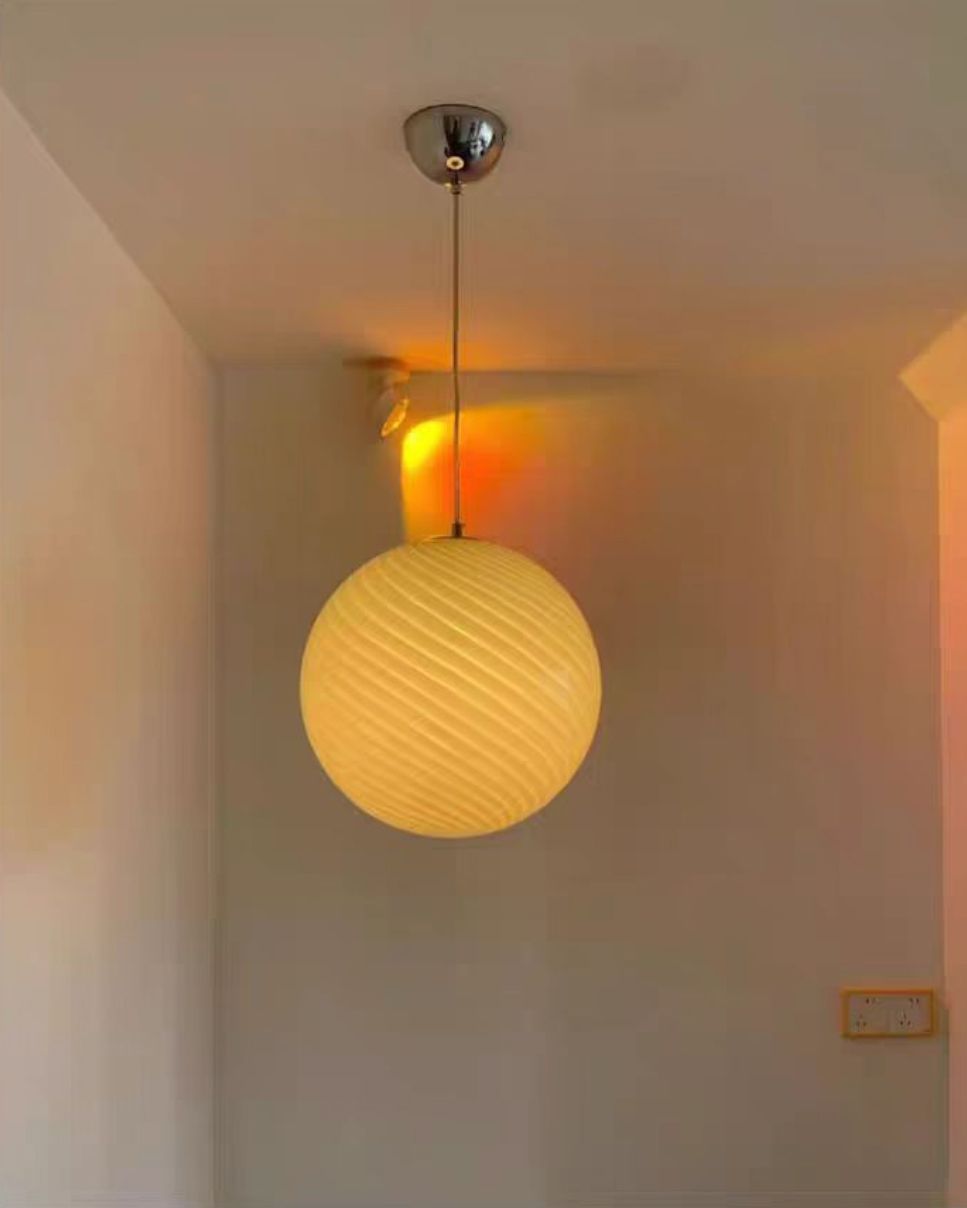 Murano Glass Candy Pendant Lamp