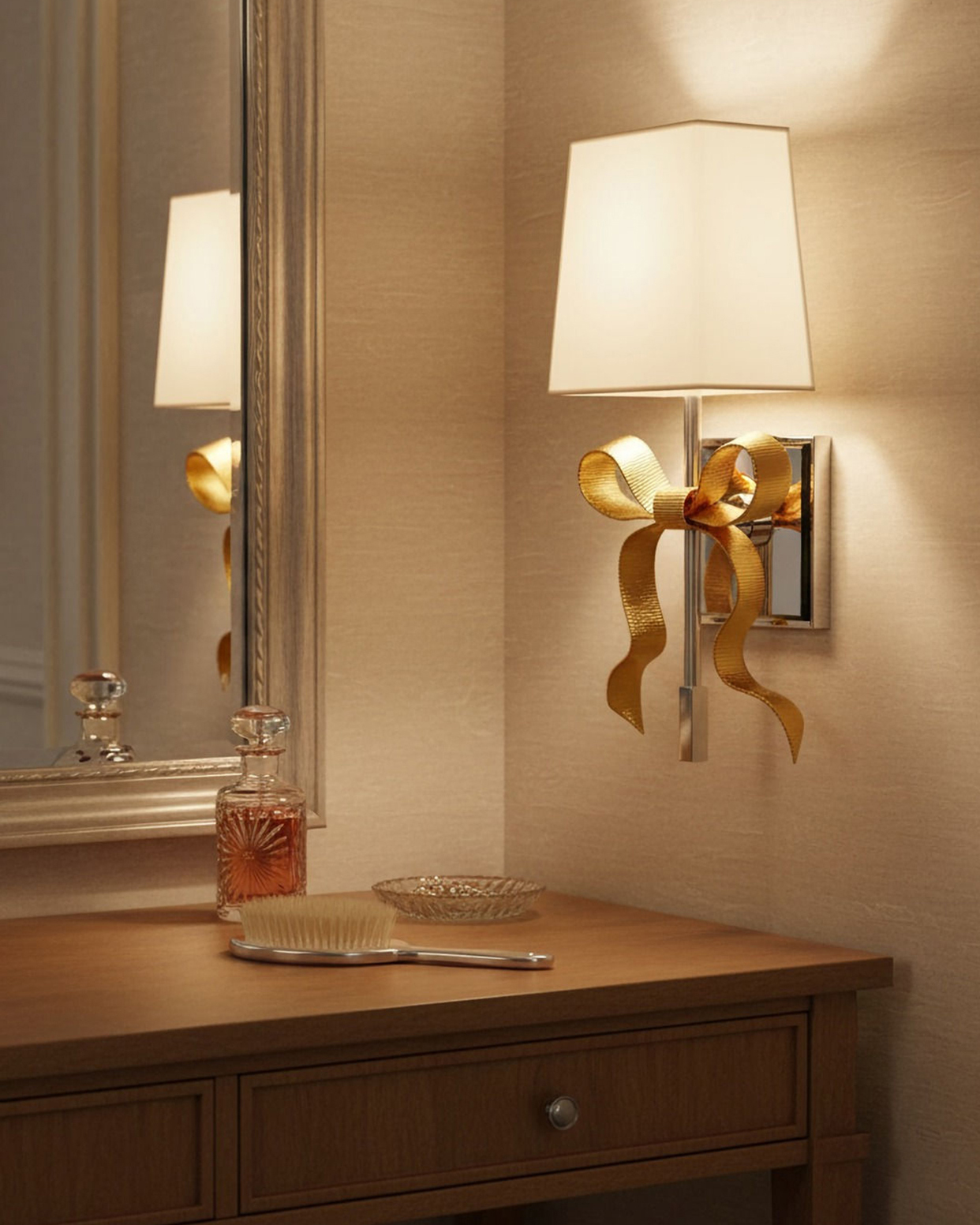 Keepsake Ribbon Wall Sconce