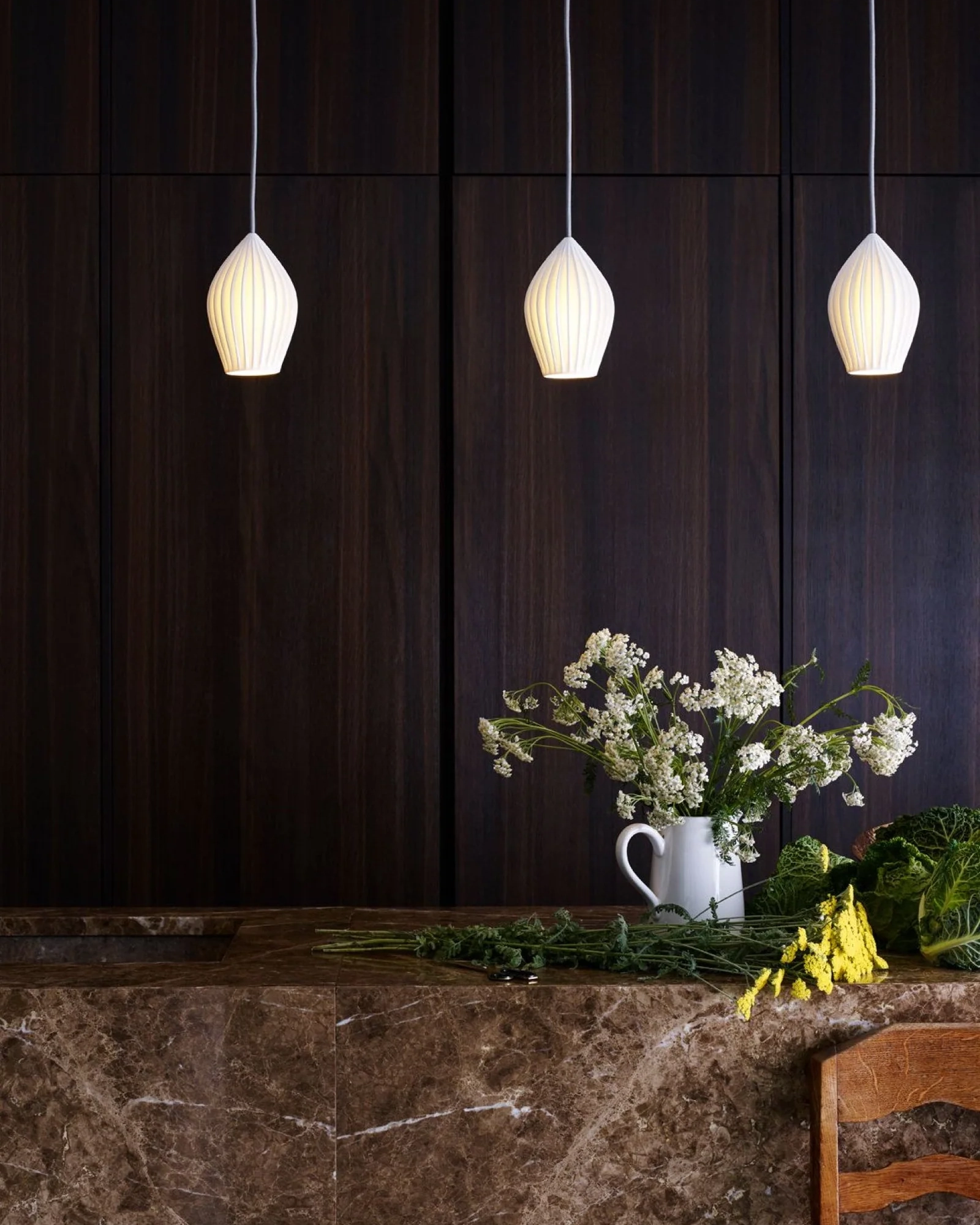 Bone China Pendant Light