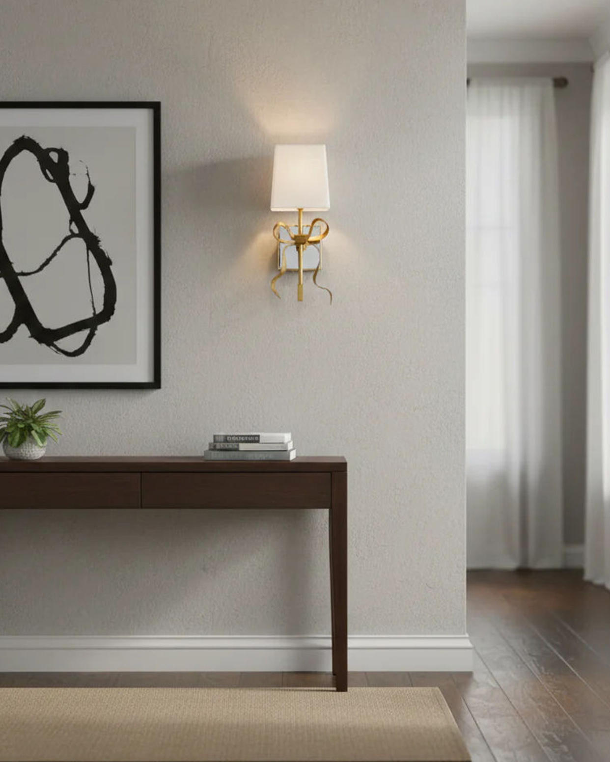 Keepsake Ribbon Wall Sconce