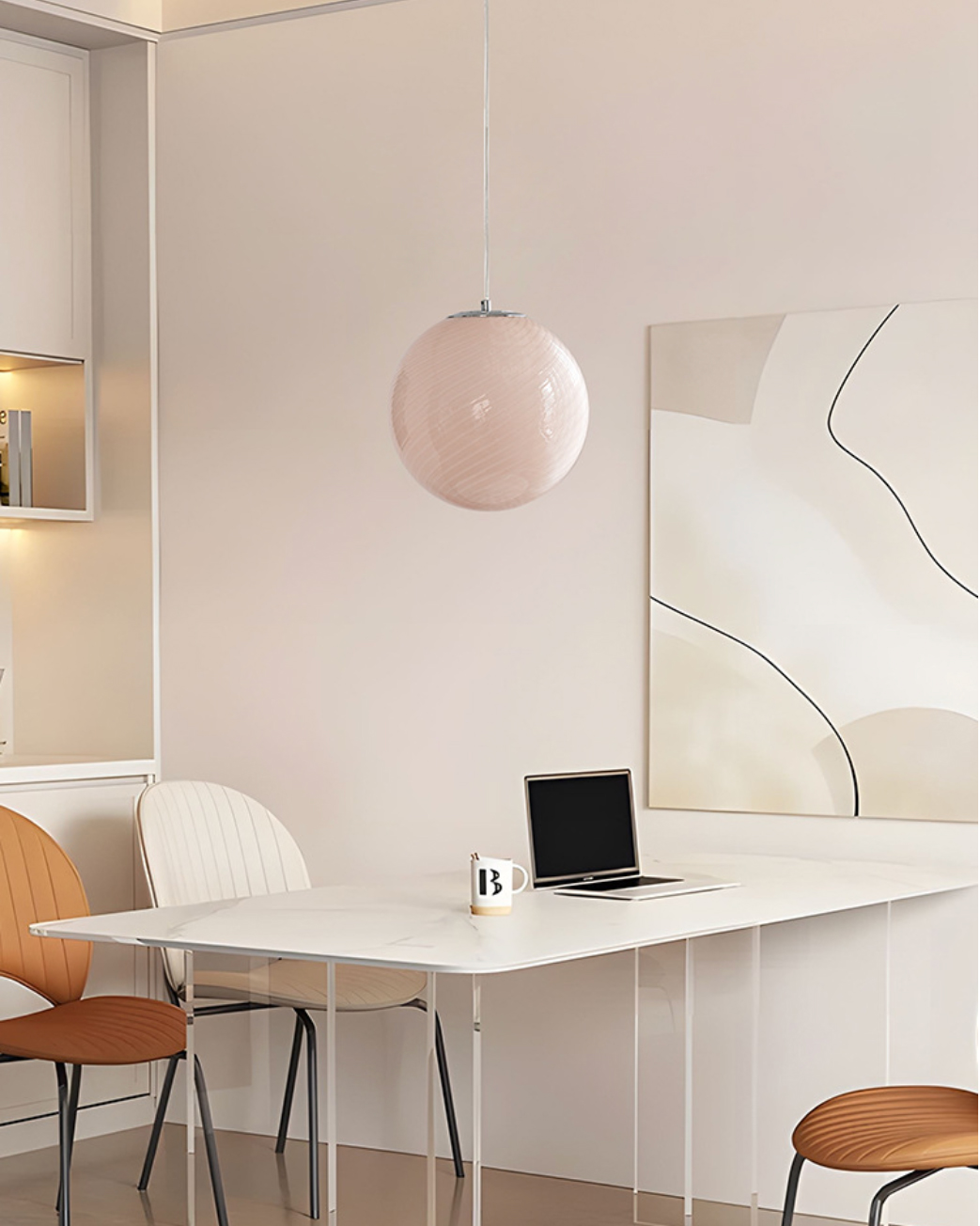 Murano Glass Candy Pendant Lamp