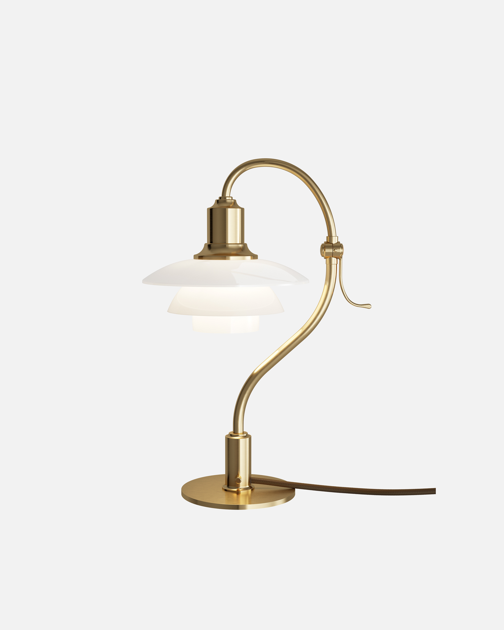 Question Mark Glass Table Lamp