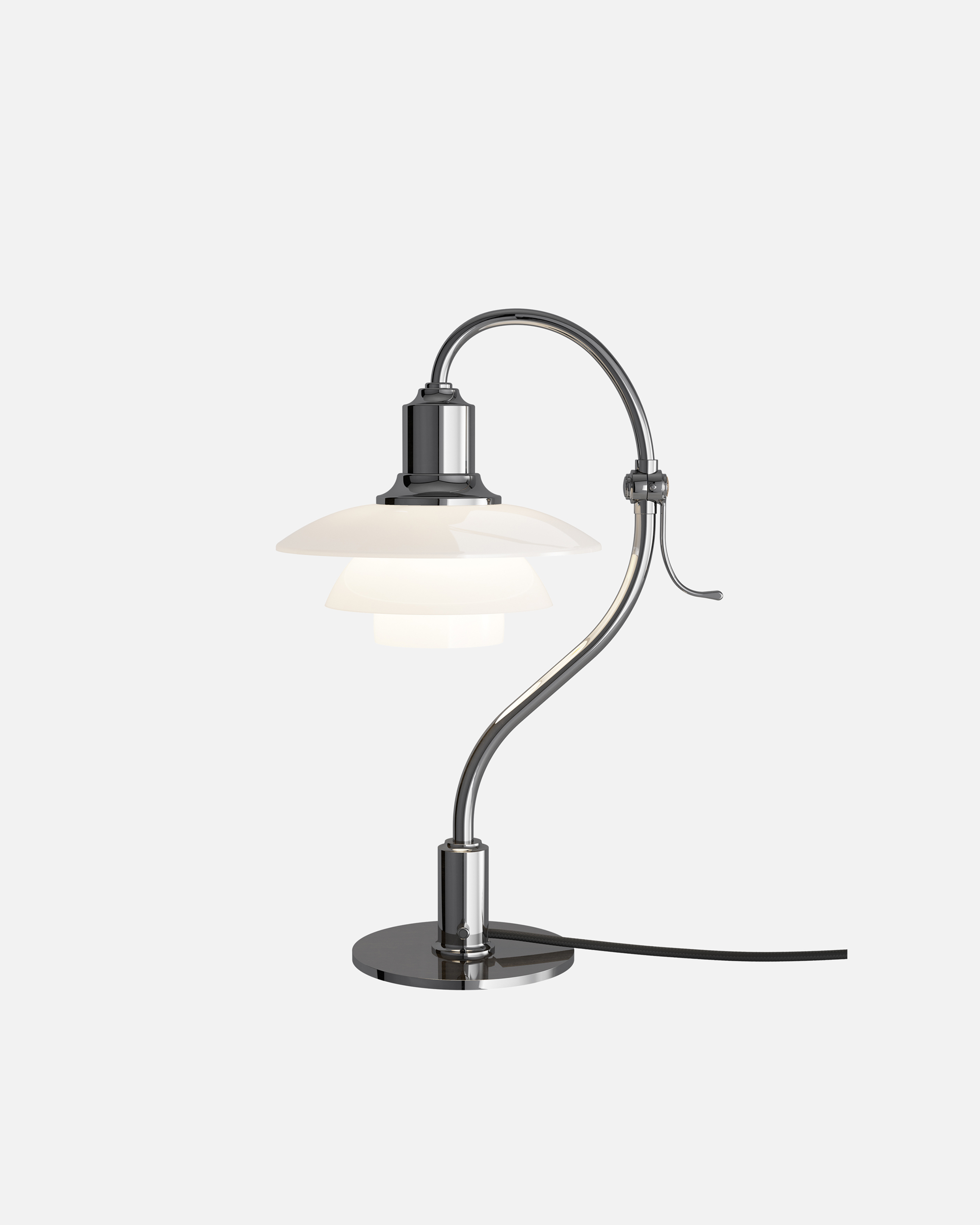 Question Mark Glass Table Lamp