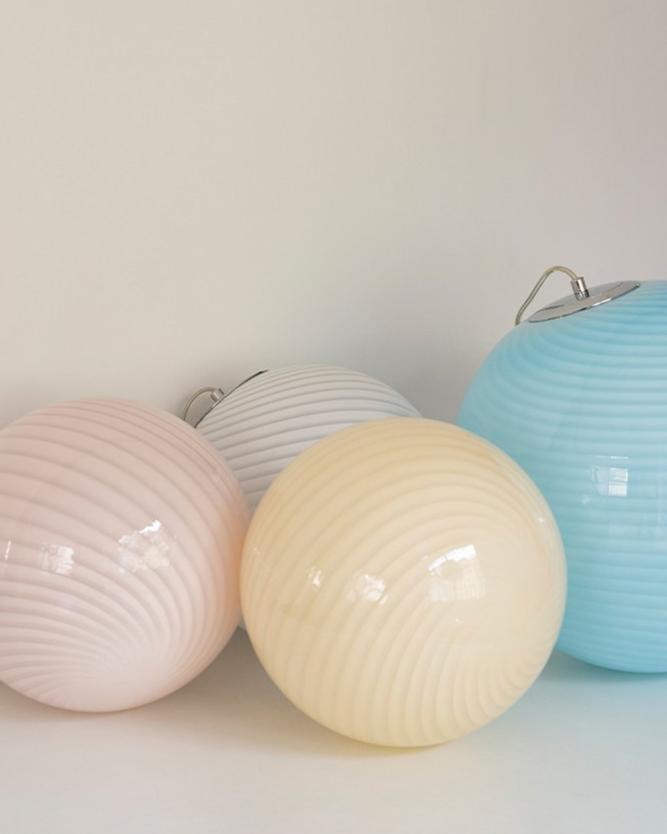 Murano Glass Candy Pendant Lamp