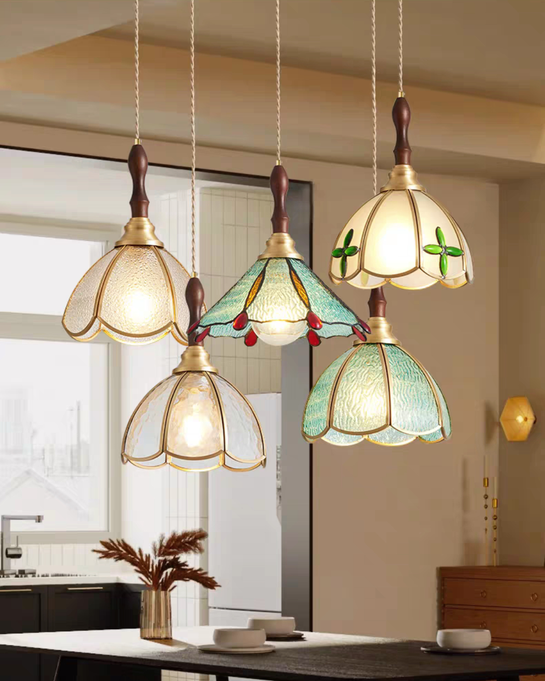 Tiffany Floral Pendant Lamp