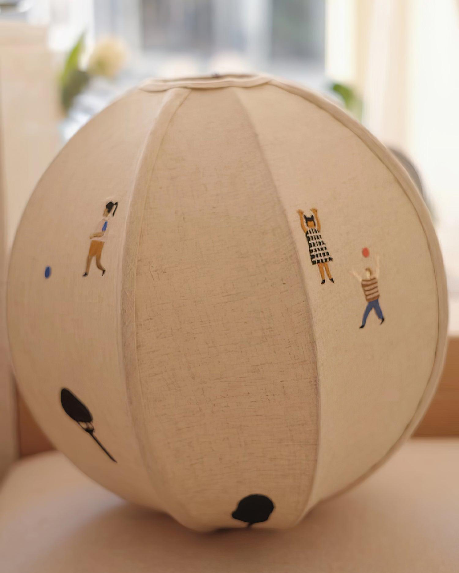 Park Embroidered Textile Pendant Lamp