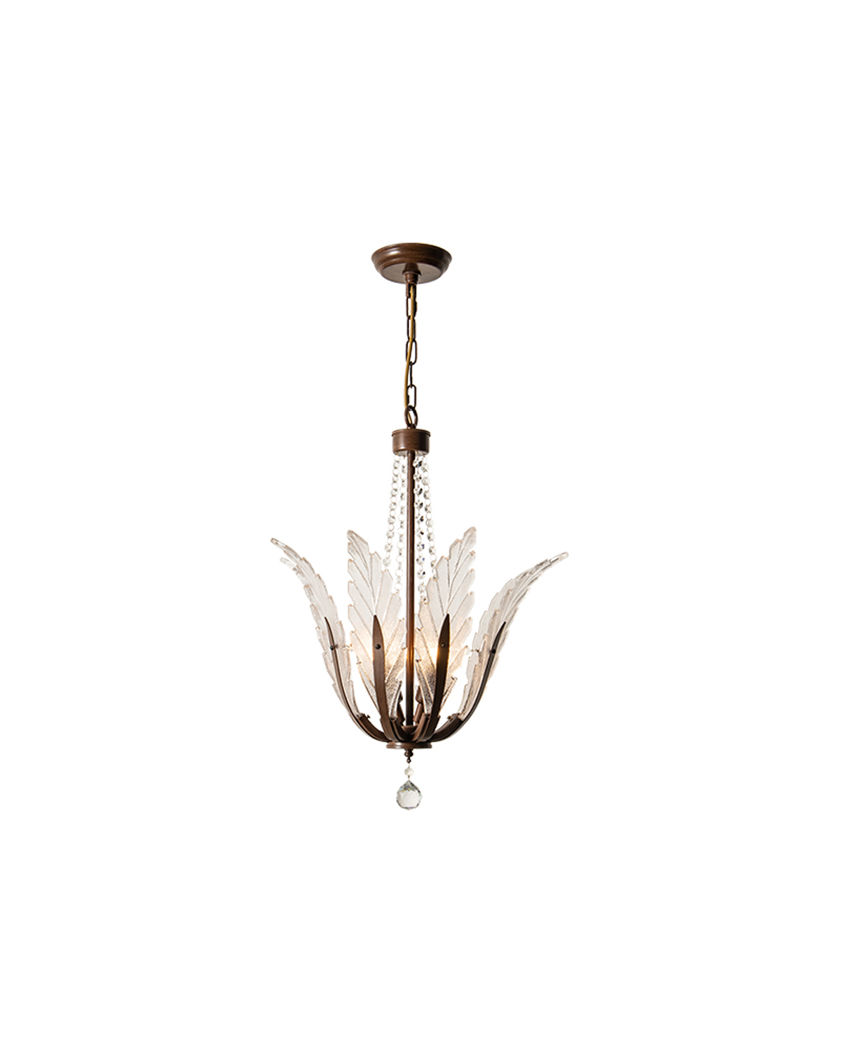 Vintage Laurel Crystal Chandelier