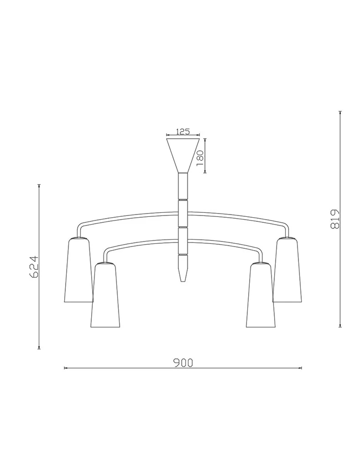 MARIPOSA MORPH Chandelier