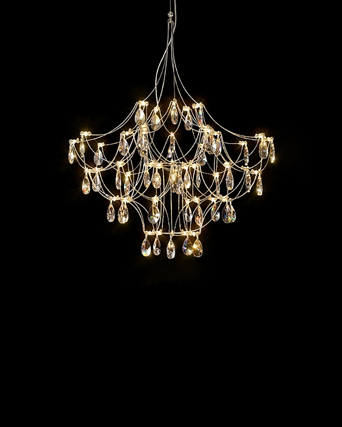 Crystal Firefly Chandelier