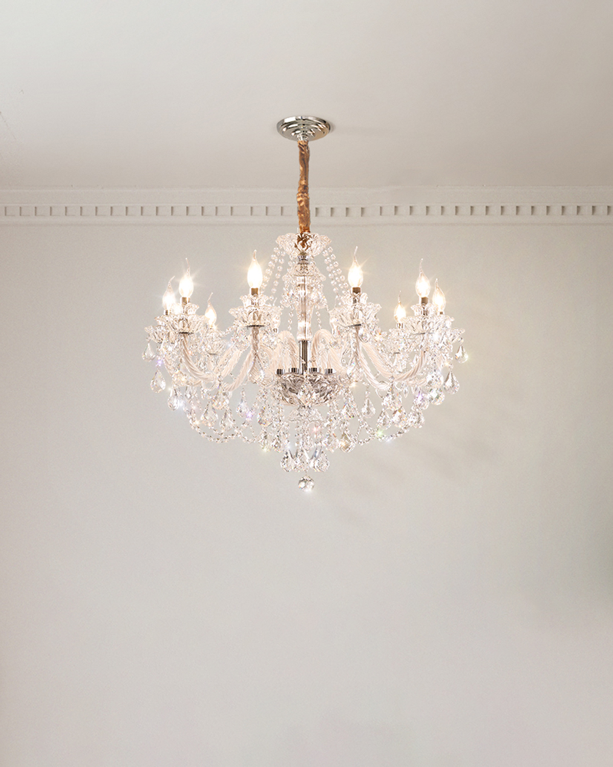 Vintage Grace Crystal Chandelier 