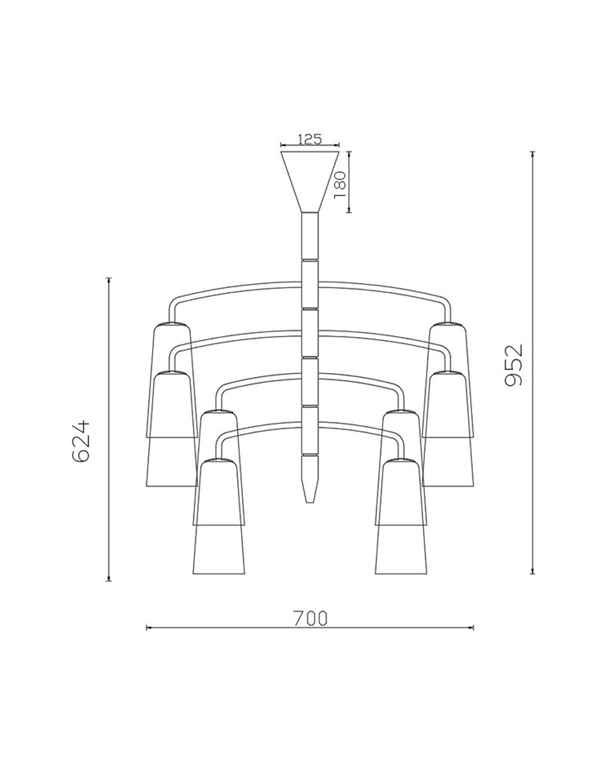 MARIPOSA MORPH Chandelier