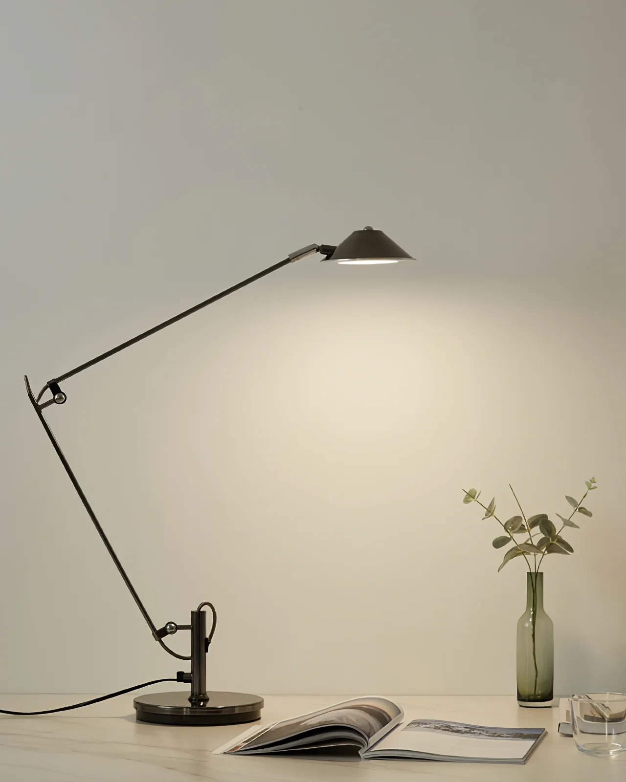 Adjustable Black Office Task Lamp