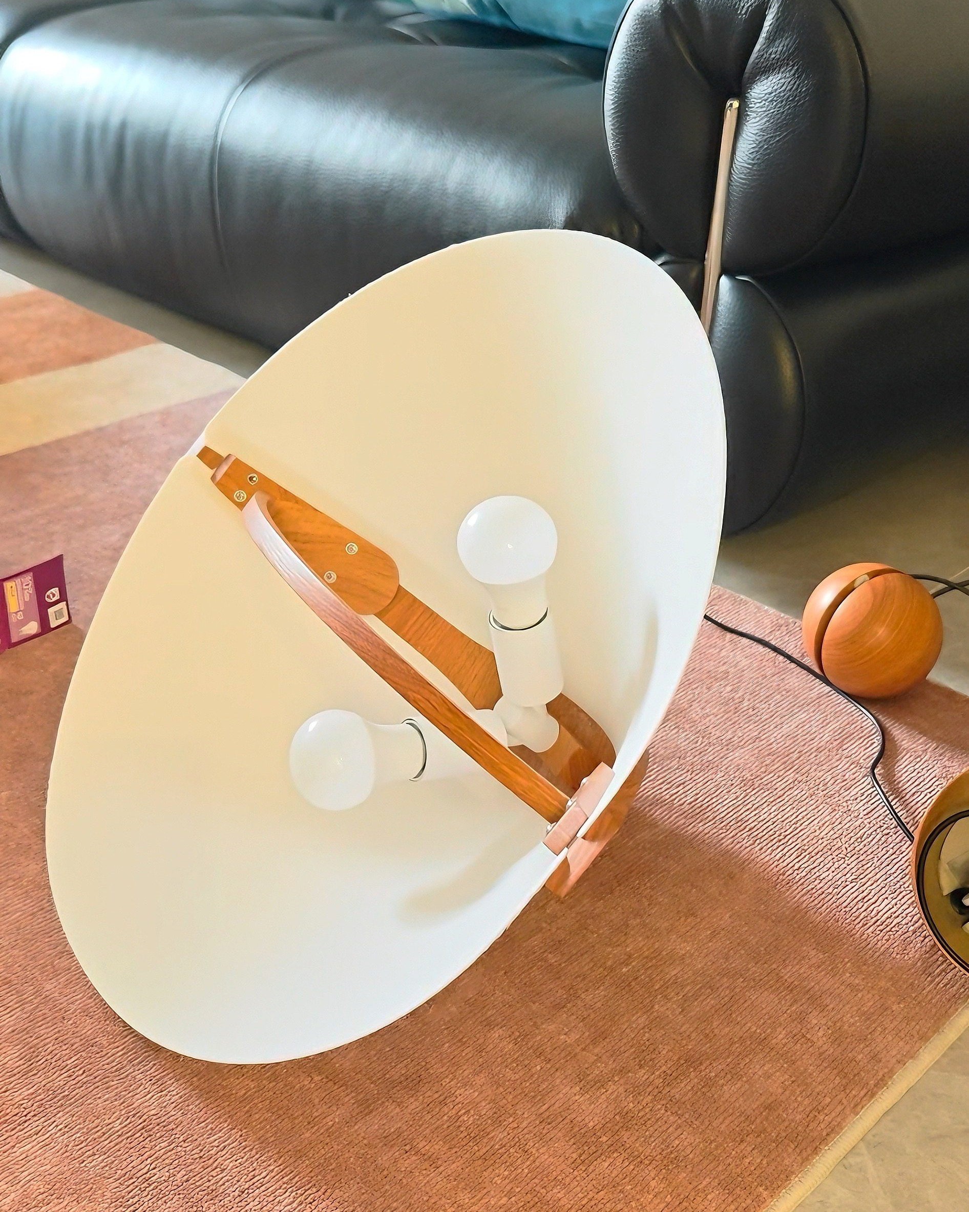 Adjustable Linen Pendant Light